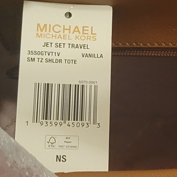 🩷 Jet Set Travel Small Logo Top-Zip Tote Bag 🩷 - Picture 7 of 9